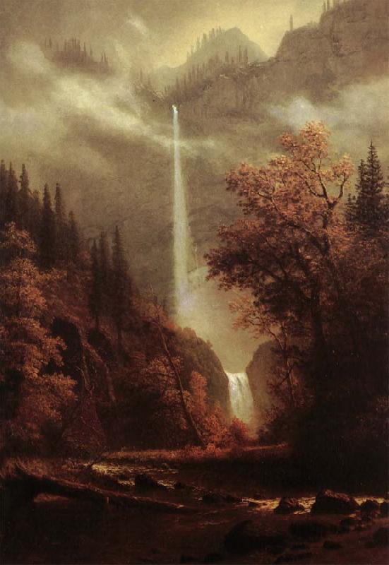 Albert Bierstadt Multnomah Falls Sweden oil painting art